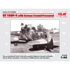 ICM Messerschmitt Bf-109F-4 Met Duits Grondpersoneel JANUARI 2020 RELEASE !!!