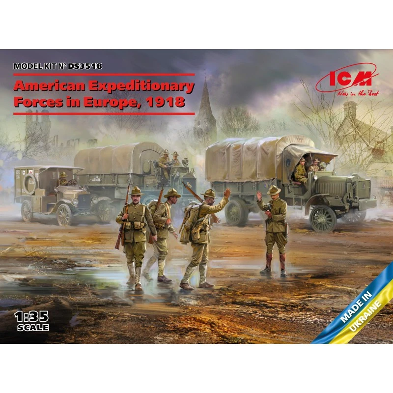 ICM Amerikaanse Expeditietroepen In Europa, 1918