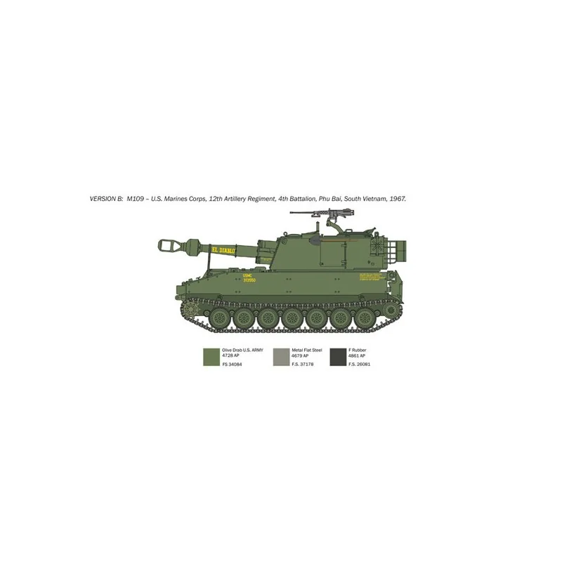 Italeri M109 A2/A3/G - Afbeelding 4