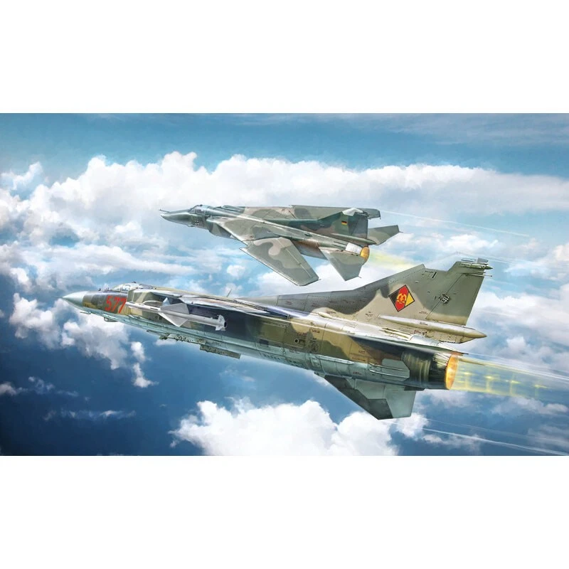 Italeri Mikoyan MiG-23MF / BN FLOGGERSUPER DECALS VOOR 6 VERSIES - KLEURINSTRUCTIES BLAD Ontworpen En Ontwikkeld In Het Laatste Deel Van - Afbeelding 13