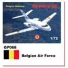 Dassault-Mystere Falcon 20 Muurstickers Belgian Air Force