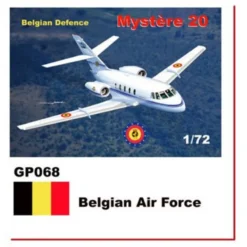 Dassault-Mystere Falcon 20 Muurstickers Belgian Air Force