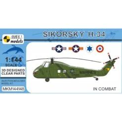 Sikorsky H-34 'In Combat' 1 Kit Inbegrepen, In Doos