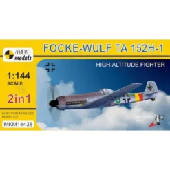 Focke-Wulf Ta 152H-1 'Hooggelegen Fighter'. Twee-spuitgiet Kits Worden Geleverd In Deze Doos En Elk Pakket Bevat 26 Aandelen En