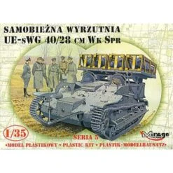 Mirage TK Tankietta Met SWu.R.40 / 28 Cm Raketlancering Rek Met 4 Raketten