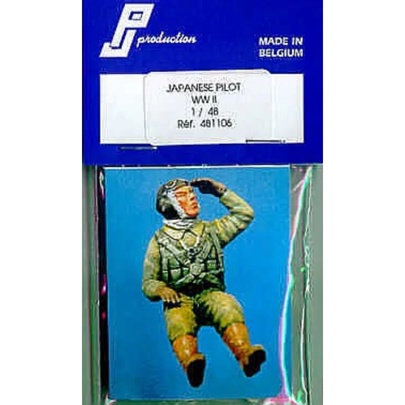 Imperial Japanese Navy/IJN WWII Seated In Aircraft With Hand Raised To Protext His Eyes From The Sun