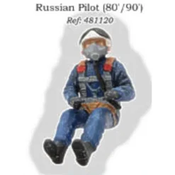 Russian Pilot Seated In Aircraft 1980/1990′s