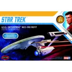 Polar Lights POLAR LIGHT: 1:1000; Star Trek U.S.S. Enterprise Refit - Wrath Of Khan Edition 2T