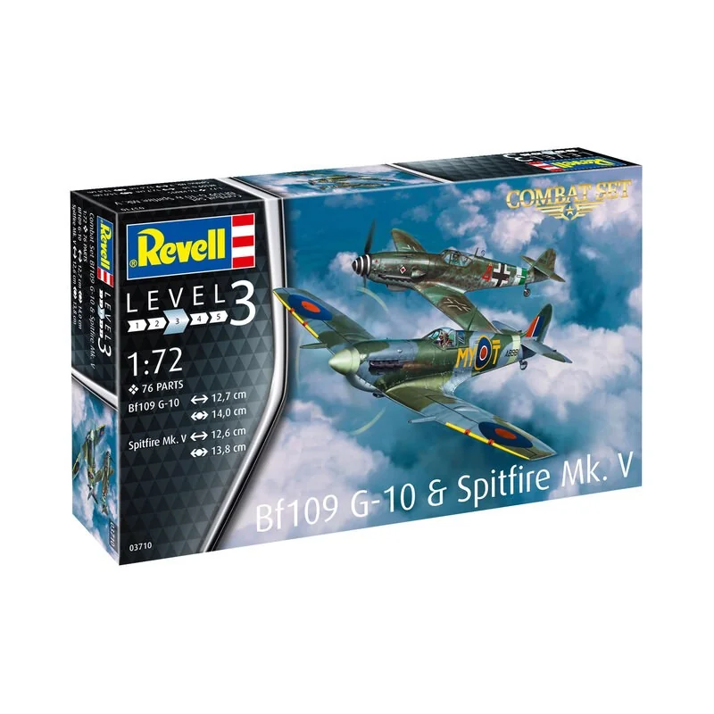 Revell GEVECHTSSET BF109G-10 & SPITFIRE - Afbeelding 7