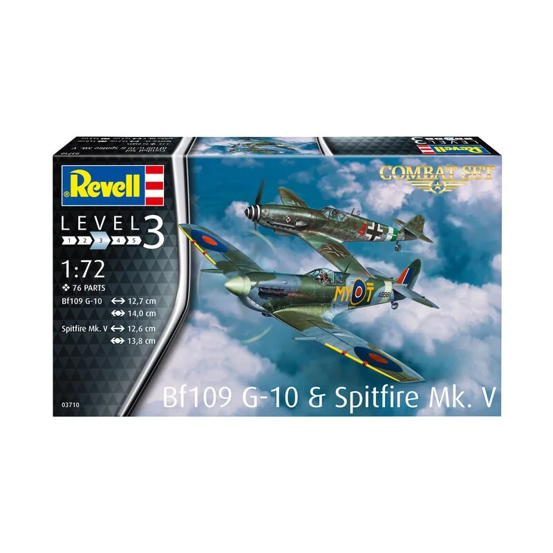 Revell GEVECHTSSET BF109G-10 & SPITFIRE - Afbeelding 8