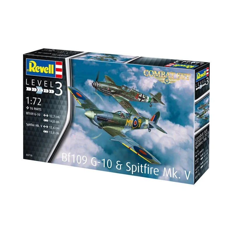 Revell GEVECHTSSET BF109G-10 & SPITFIRE - Afbeelding 9