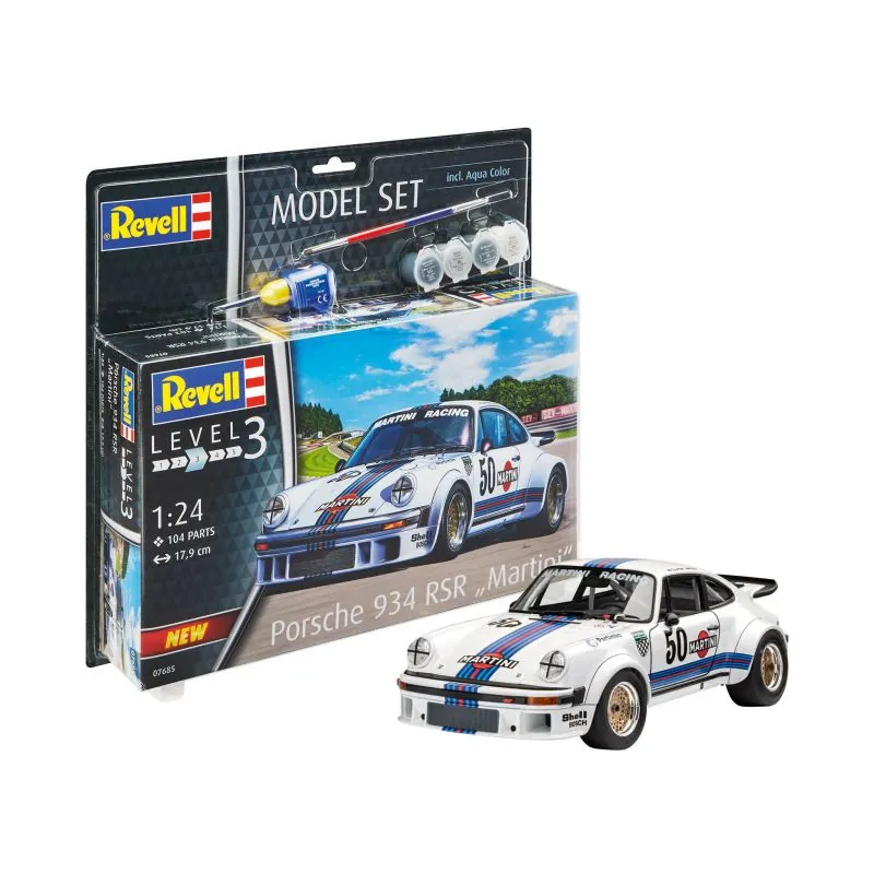 Revell Modelset Porsche 934 RSR "Martin + Verfkit