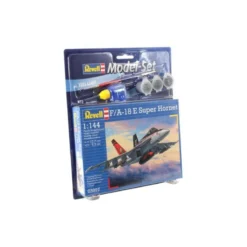 Revell F/A18E Super Hornet Set - Box Containing The Model, Paints, Brush And Glue