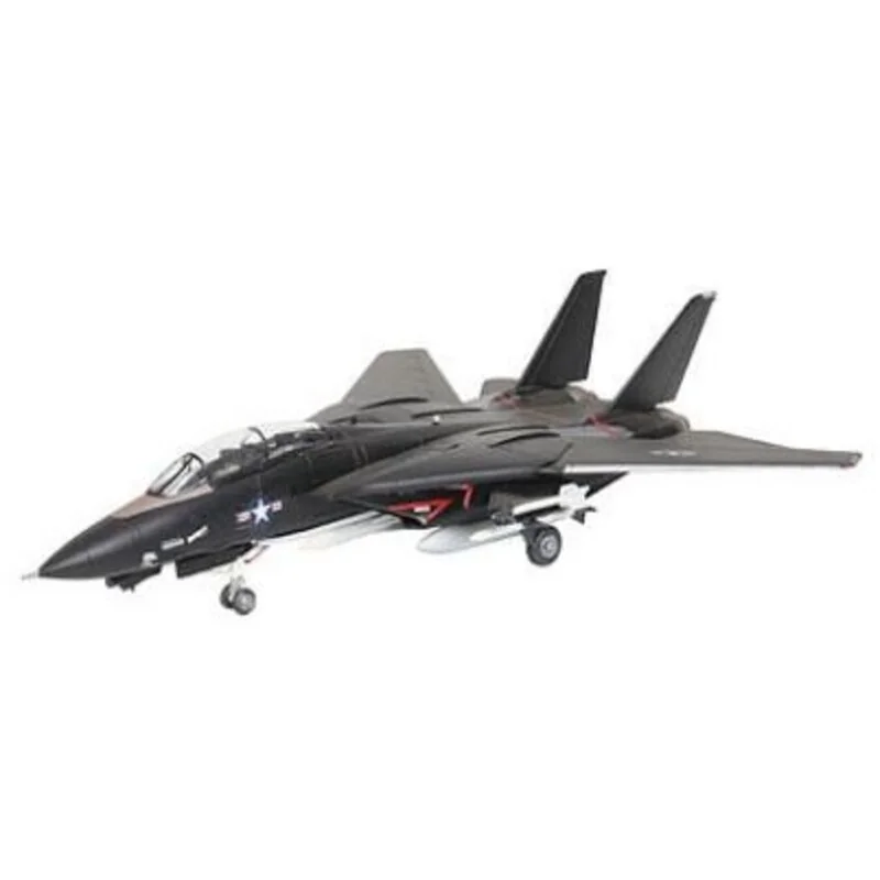 Revell F14A Tomcat Black Model Set - Box Containing The Model, Paints, Brush And Glue