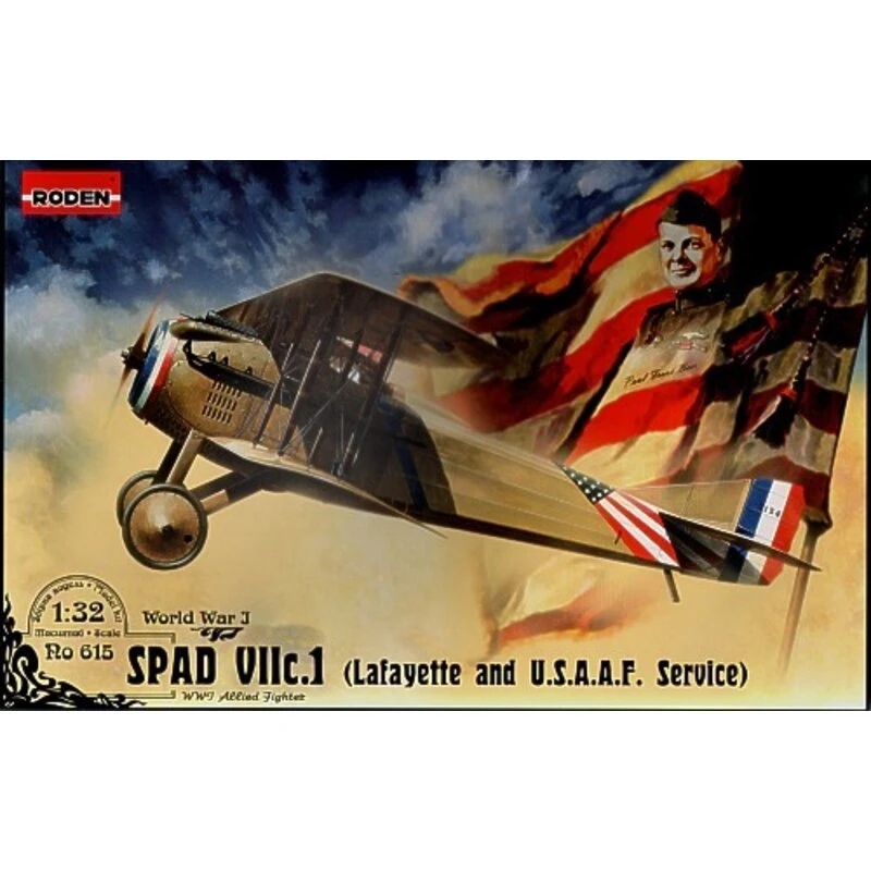 Roden Spad VII C.1 Lafayette And U. (self Adhesive) A.7 Service