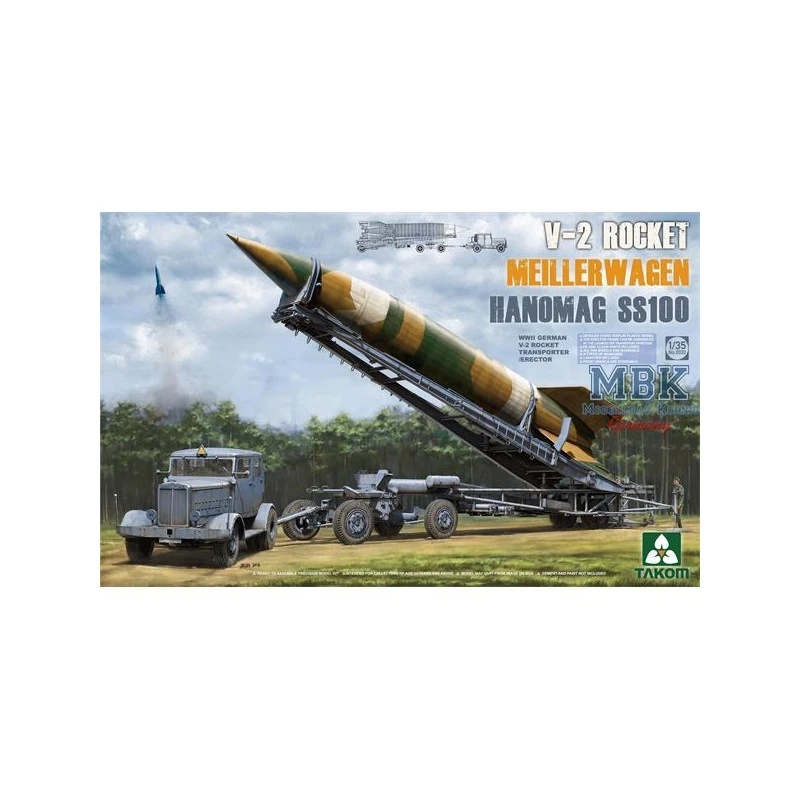Meillerwagen + V-2 Rocket + Hanomag SS100