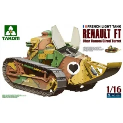 Takom Renault FT-17 Char Met Girod Turret & 37mm Canon