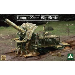 Takom Krupp 420mm 'Big Bertha' German Empire Siege Howitzer&bullet - Gun Can Be Raised And Lowered.&bullet - Choice Of Three Marking