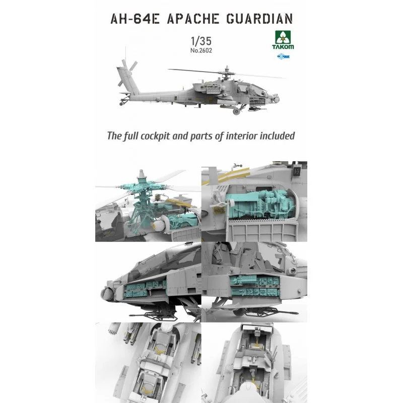 Takom AH-64E Apache Guardian Attack Helicopter - Afbeelding 2
