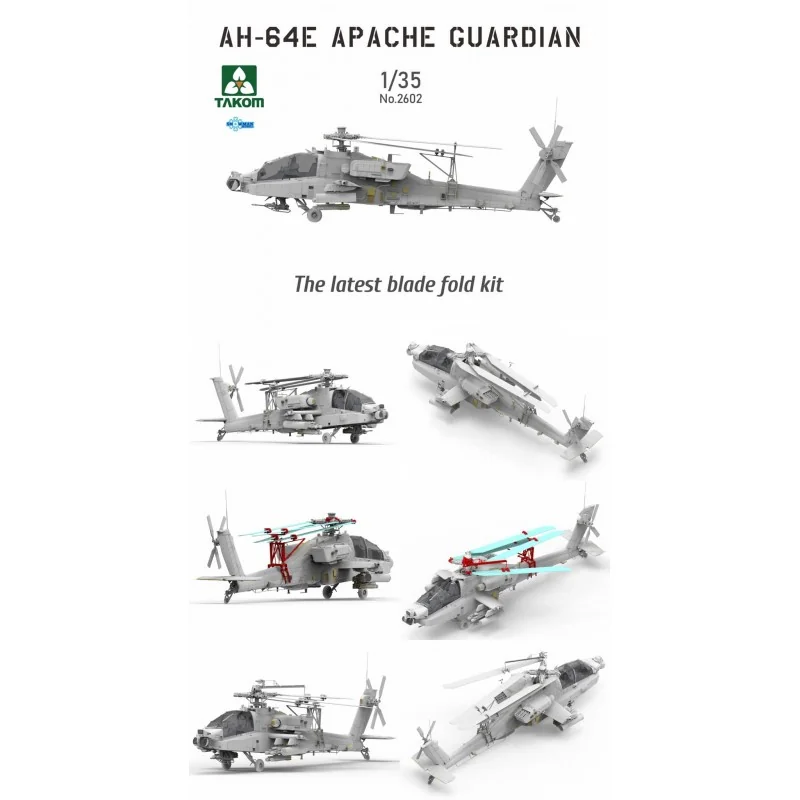 Takom AH-64E Apache Guardian Attack Helicopter - Afbeelding 3