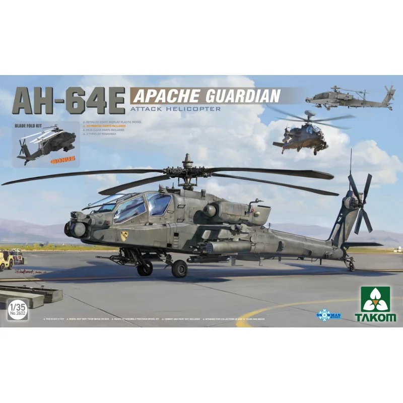 Takom AH-64E Apache Guardian Attack Helicopter