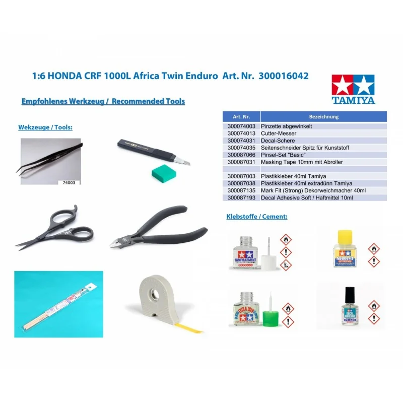 Tamiya Honda CRF 1000L Africa Twin - Afbeelding 20