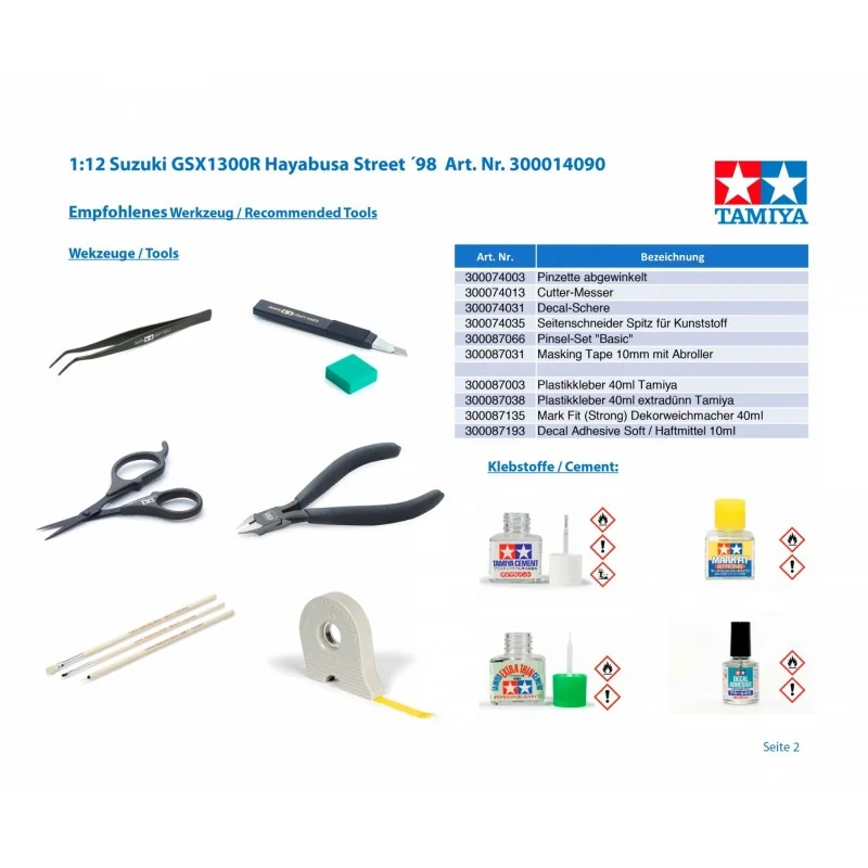 Tamiya Suzuki GSX1300R Hayabusa - Afbeelding 8