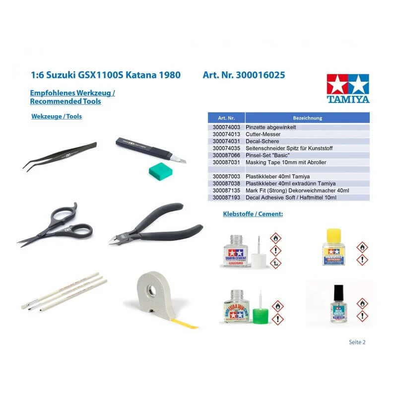 Tamiya Suzuki GSX1100S Katana - Afbeelding 5