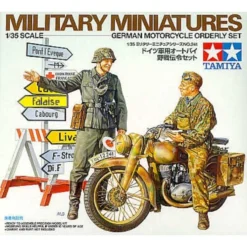 Tamiya German DKW Motorcycle Rider And Military Policeman