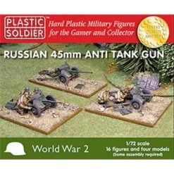 PLASTIC SOLDIER CO: 1/72 Russian 45mm Anti Tank Gun