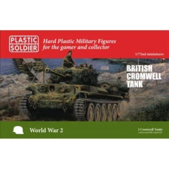 PLASTIC SOLDIER CO: 1/72; Cromwell Tank X3