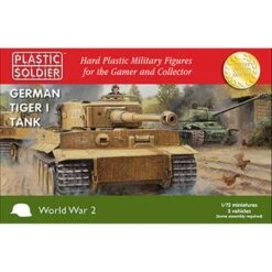PLASTIC SOLDIER CO: 1/72; German Tiger I (3x Box)