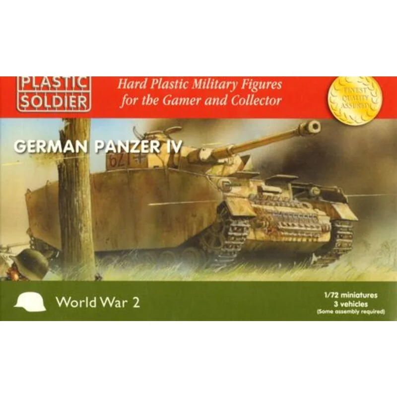 Easy Assembly Panzer IV - 3 Vehicles. (options For Pz.Kpfw.IV Ausf.F.1, Pz.Kpfw.IV Ausf.F2, Pz.Kpfw.IV Ausf.G And Pz.Kpfw.IV Aus - Afbeelding 2