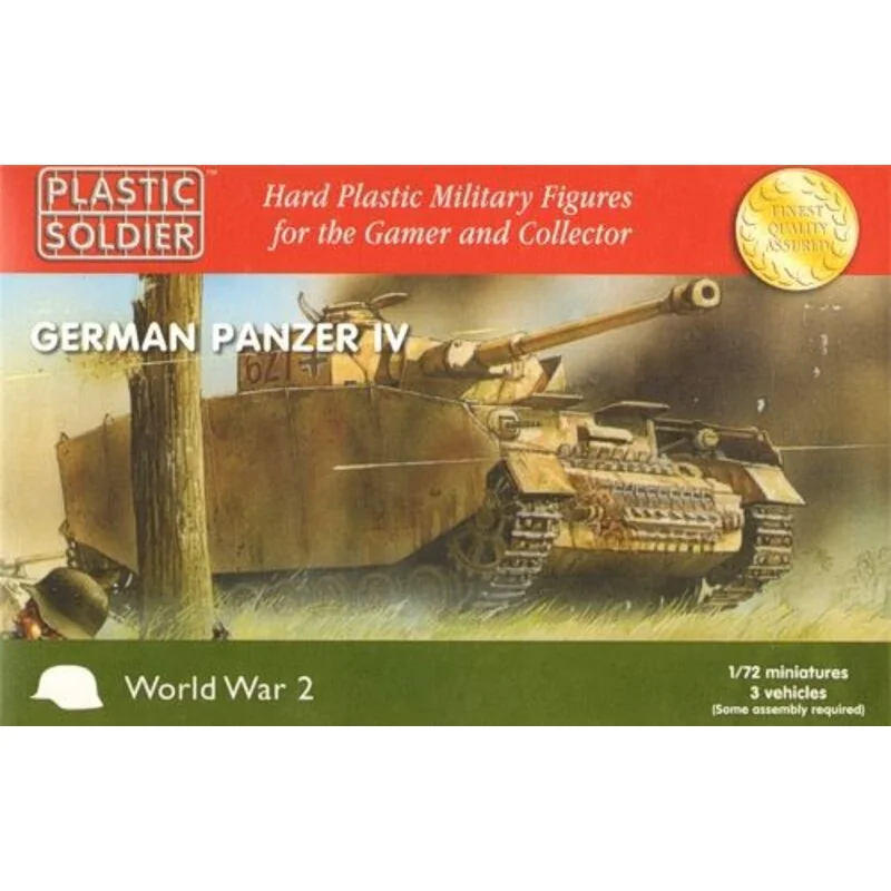 Easy Assembly Panzer IV - 3 Vehicles. (options For Pz.Kpfw.IV Ausf.F.1, Pz.Kpfw.IV Ausf.F2, Pz.Kpfw.IV Ausf.G And Pz.Kpfw.IV Aus