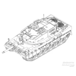 Trumpeter Duitse Leopard2A4 MBT
