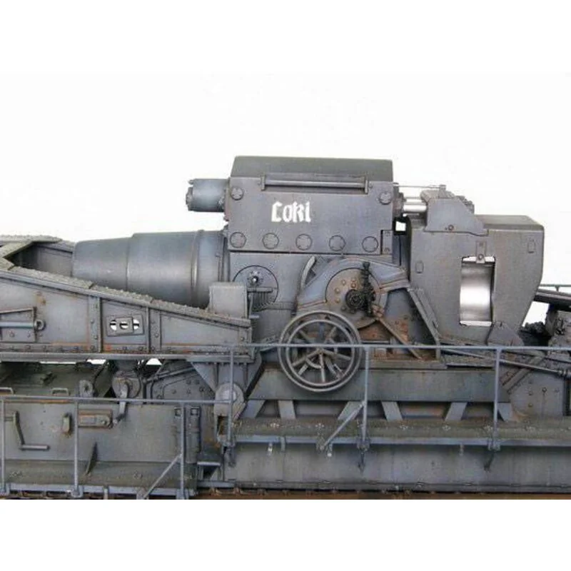 Trumpeter Morser Karl-Great 040/041 On Railway Trucks. 840mm Long, 1251 Pieces On 30 Sprues. 2 X Railways Trucks And 8 Railway Section. - Afbeelding 5