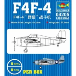Trumpeter Grumman F4F Wildcat (5 IN BOX)