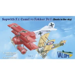 Sopwith FI Camel Vs Fokker Dr.I Duels In De Lucht (Dual Combo Met 2 Van Elke Kits)