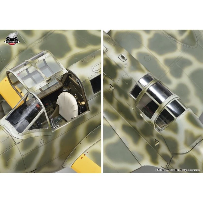 ZOUKEI-MURA: 1/32; Kawasaki Ki-45 Kai Tey Type Two Seats Fighter Toriyu - Afbeelding 2