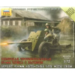 Zvezda 45mm Soviet Field Gun